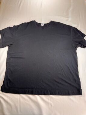 Old Navy Black Short Sleeve Crewneck Tee XL Tall